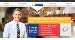 Desktop Screenshot of faculdadeparaiso.edu.br